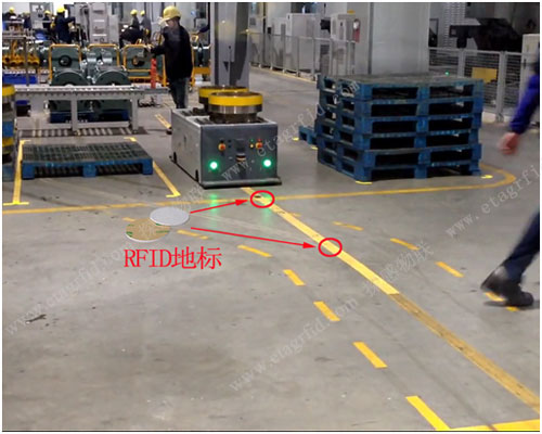 AGV自动送料车定位系统
