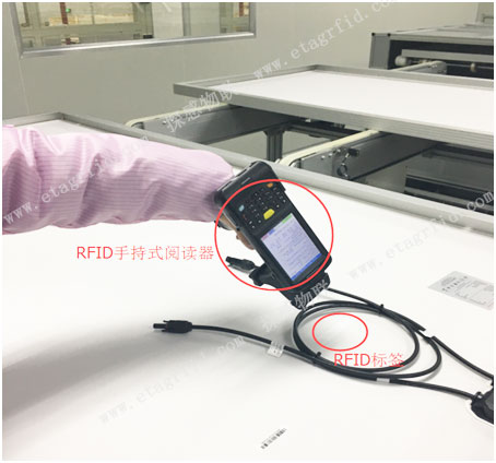 探感物联RFID太阳能光伏组件管理现场应用图