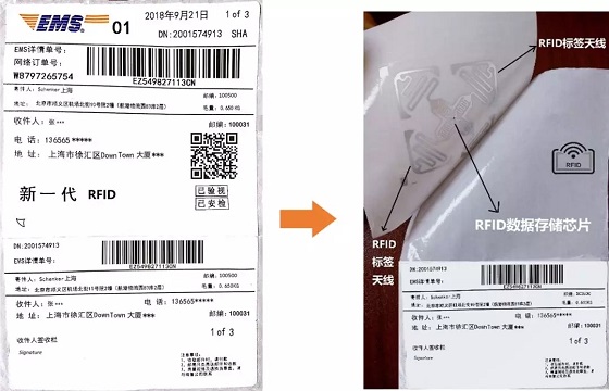 RFID包裹运输标签